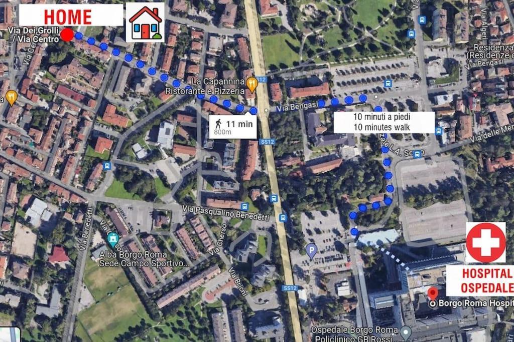 Casa Romeo Vinitaly - Free Parking - Wifi Apartment Verona Bagian luar foto